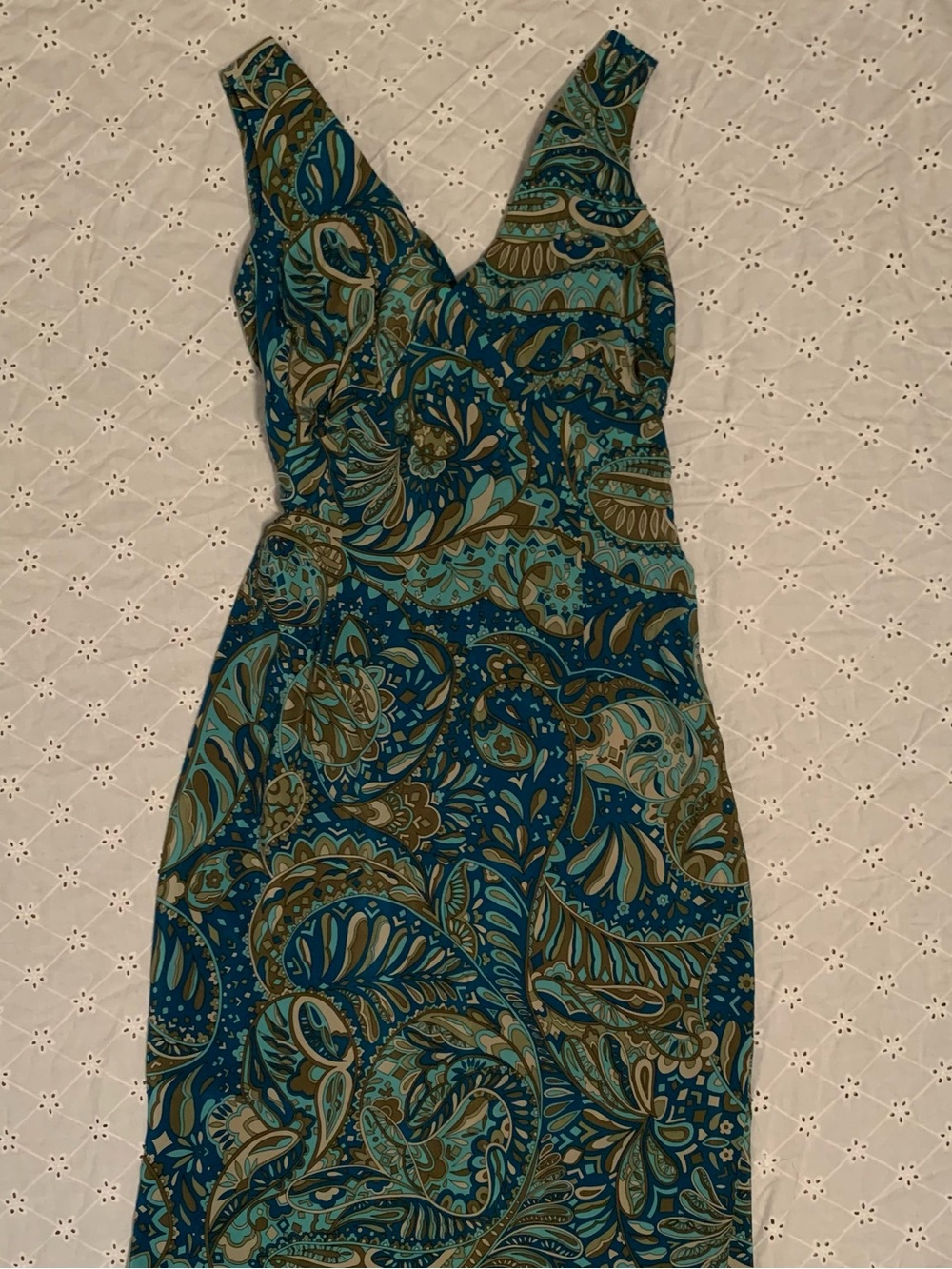 Maggy London - VINTAGE 100% silk midi dress